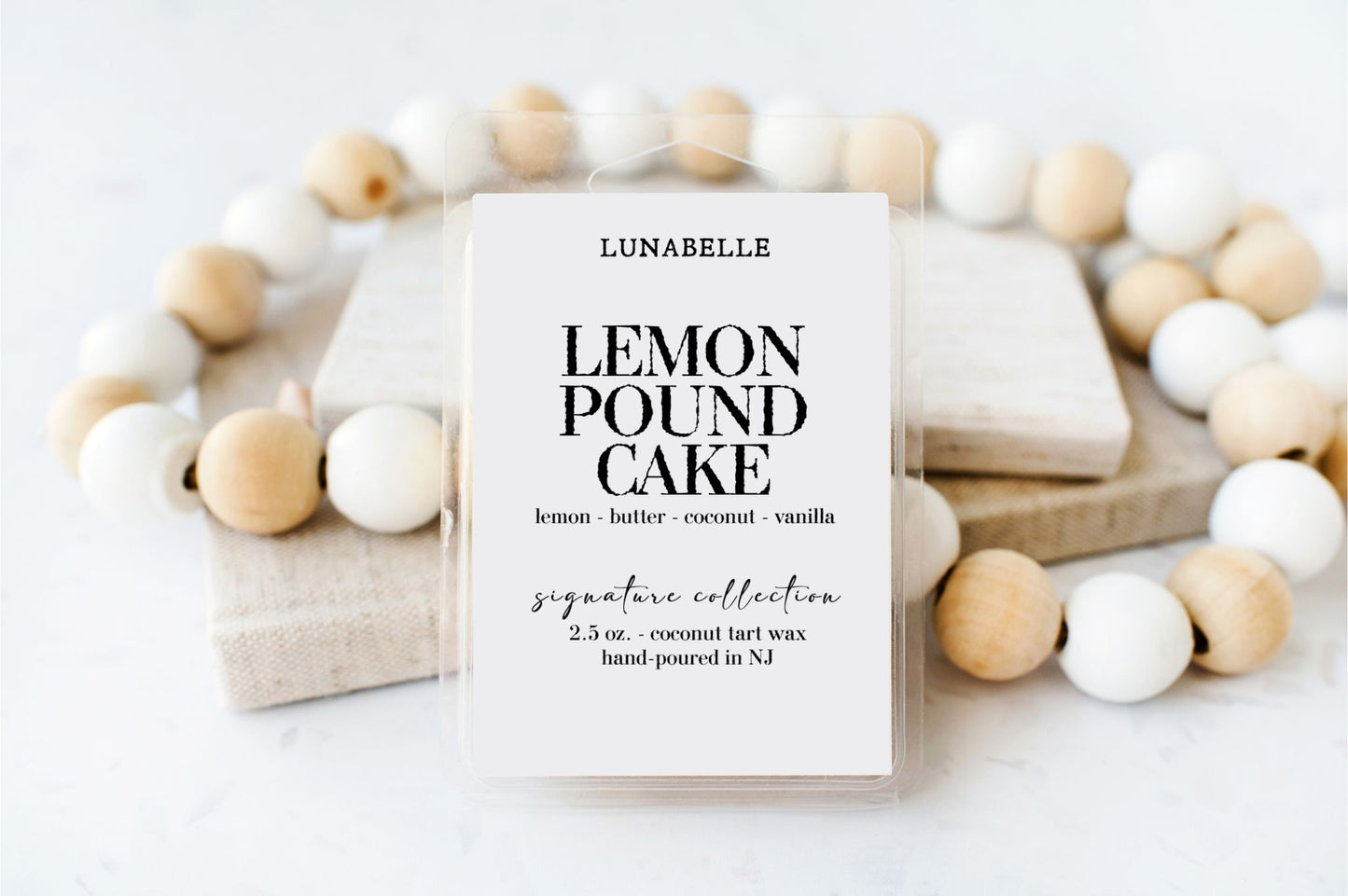 Lemon pound cake scented candle