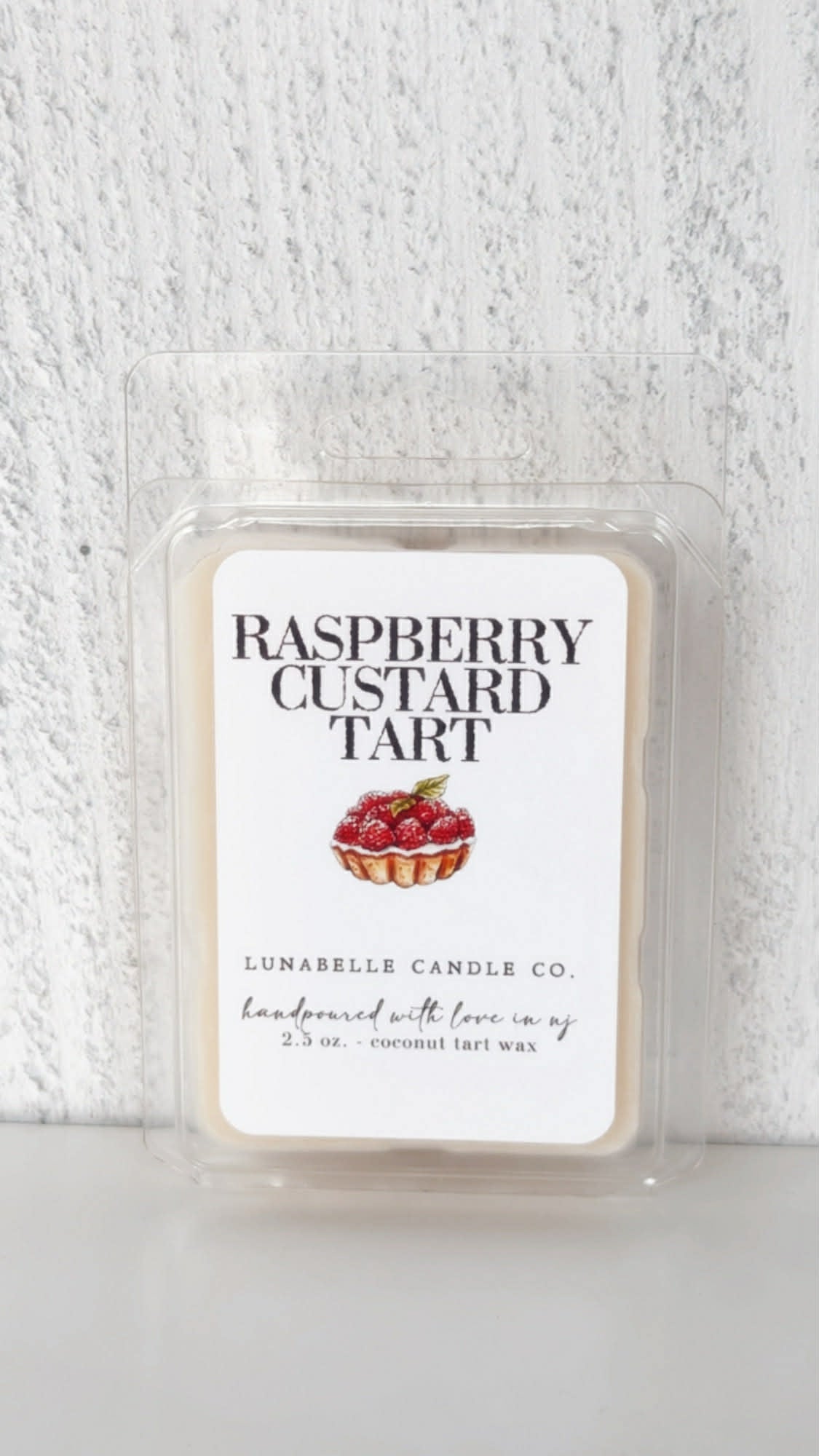 Raspberry Custard Tart Candle | Fruity Scented Candles | bakery candles | gourmand candles | Summer Candle