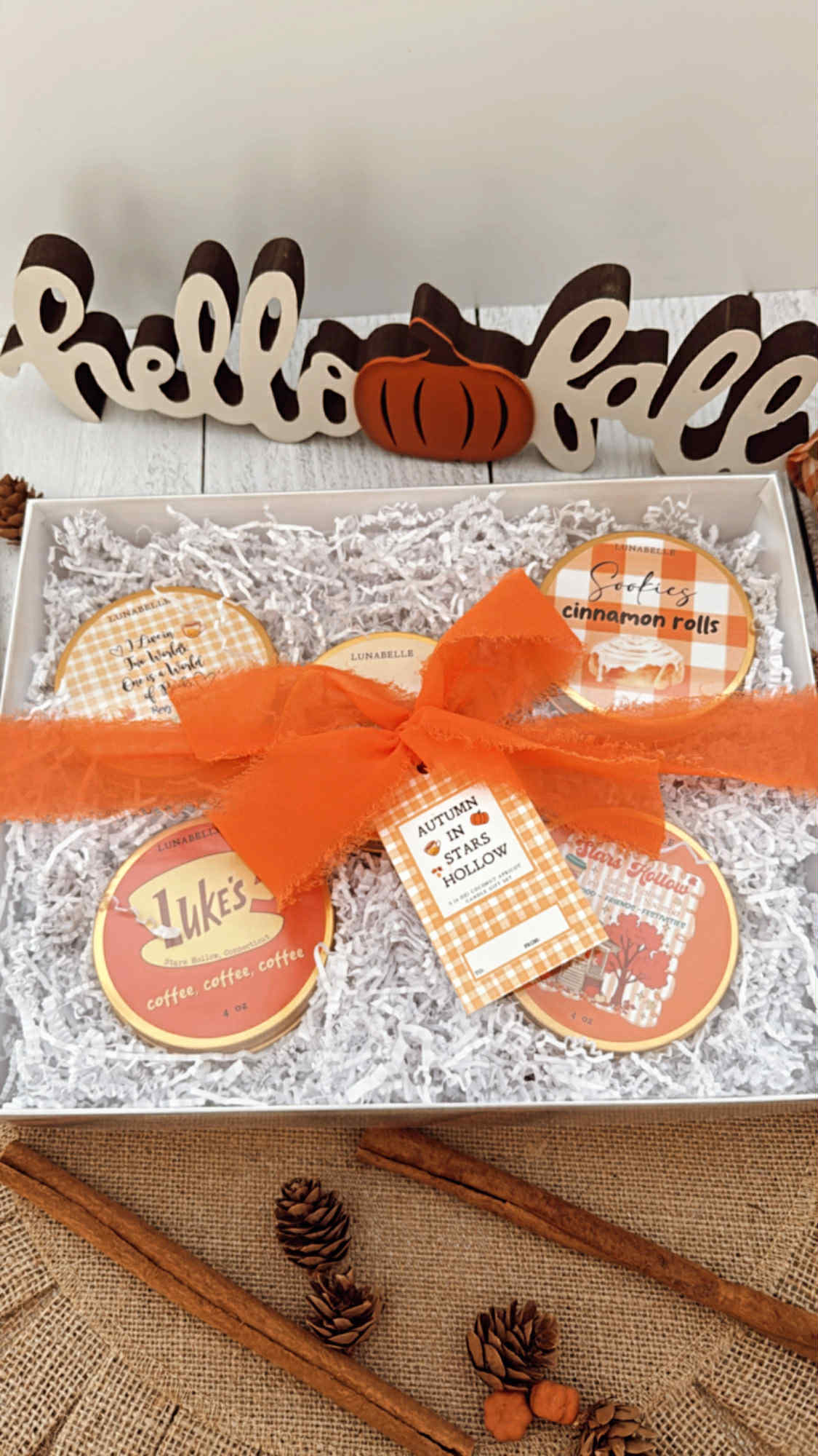 Gilmore Girls Inspired Candle Gift Set – Autumn in Stars Hollow Collection