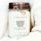 Fall Coconut Apricot Candles | 16 oz Mason Jar Candle | Farmhouse Autumn Scent | Hand Poured | Choose Your Scent