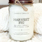 Fall Coconut Apricot Candles | 16 oz Mason Jar Candle | Farmhouse Autumn Scent | Hand Poured | Choose Your Scent