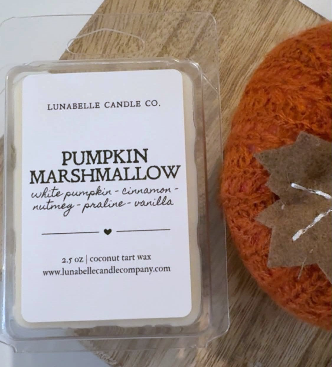 Autumn Wax Melts | Fall Wax Melts | Fall Scented Coconut Tart Wax | Autumn Scented Coconut Tart Wax