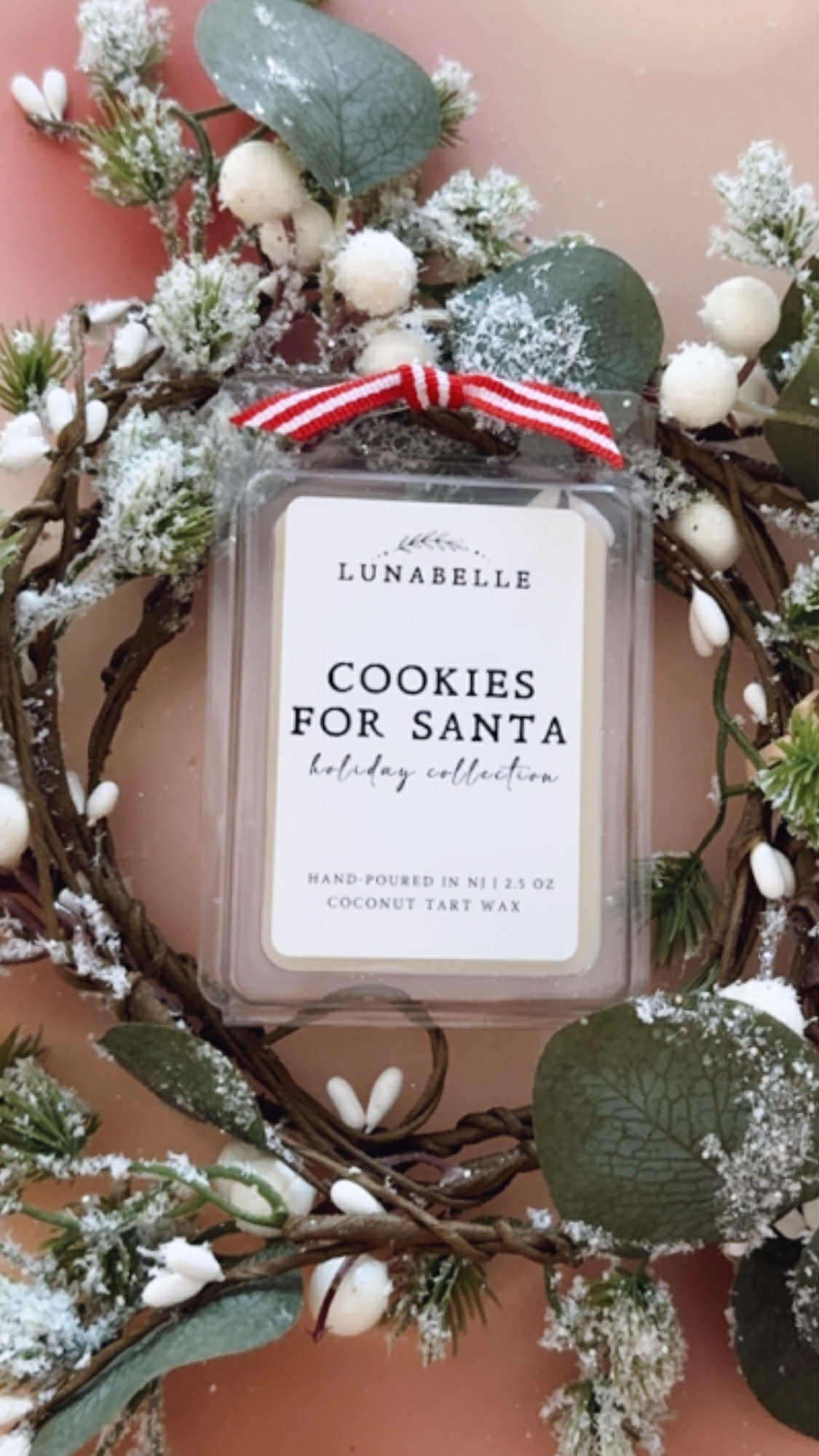 Cookies for Santa Christmas Candle