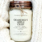 Fall Coconut Apricot Candles | 16 oz Mason Jar Candle | Farmhouse Autumn Scent | Hand Poured | Choose Your Scent