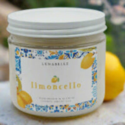Limoncello Scented Candle, 12 oz. - LunabelleDesignUSA