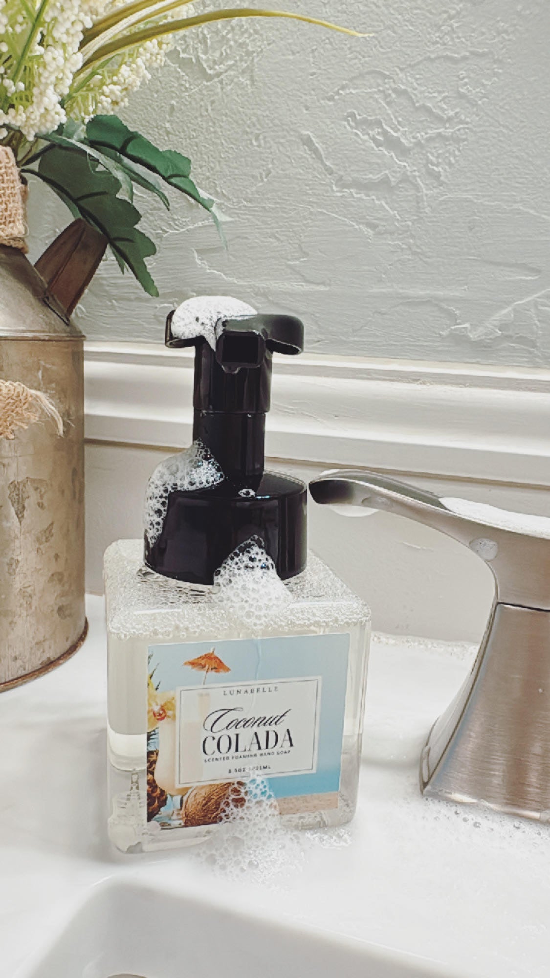 Coconut Colada Foaming Hand Soap, 8.5 OZ. – Gentle & Clean Cleanser
