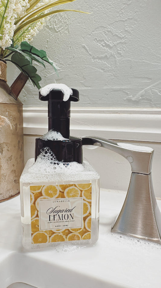 Sugared Lemon Foaming Hand Soap, 8.5 OZ. – Gentle & Clean Cleanser