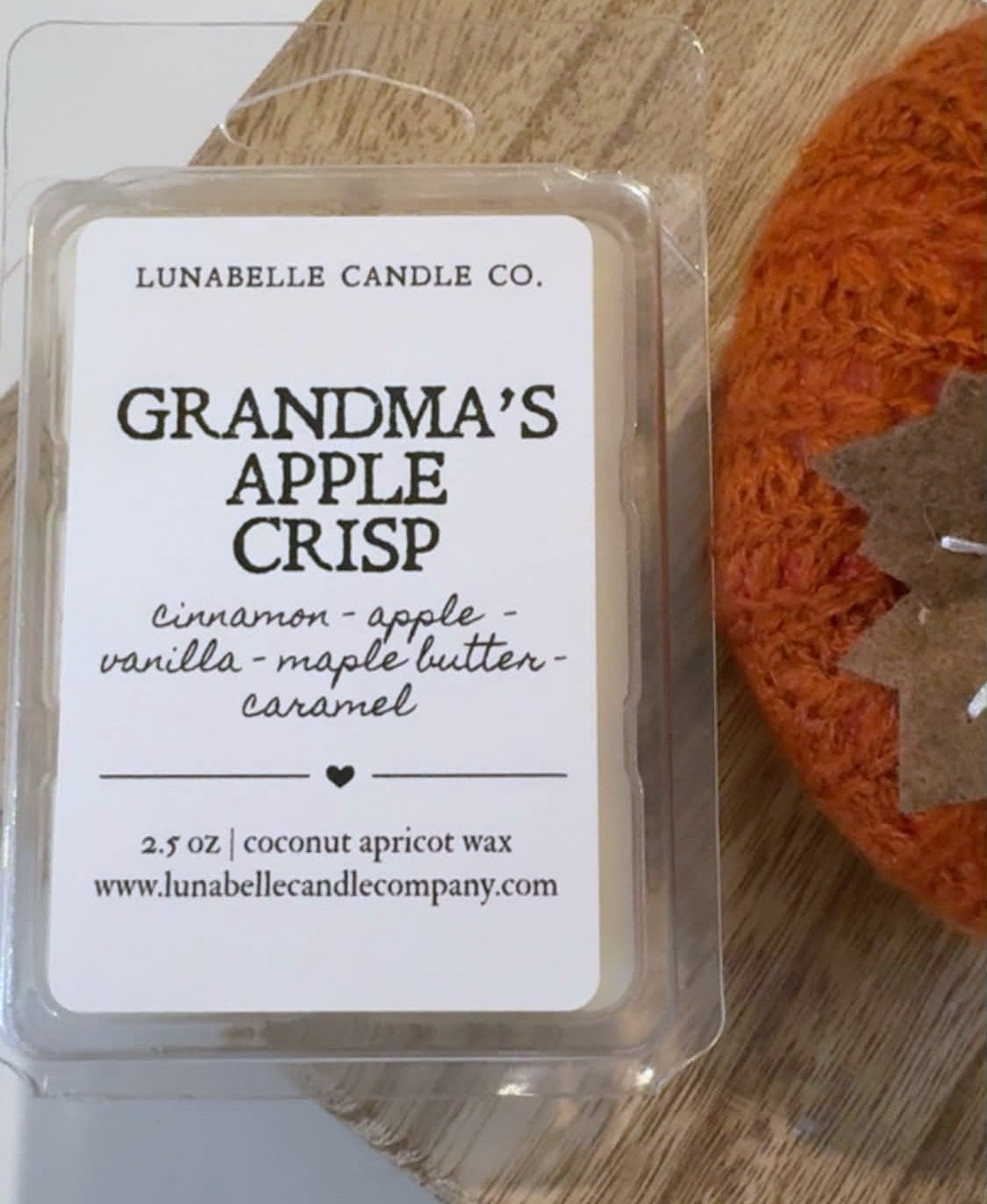 Autumn Wax Melts | Fall Wax Melts | Fall Scented Coconut Tart Wax | Autumn Scented Coconut Tart Wax