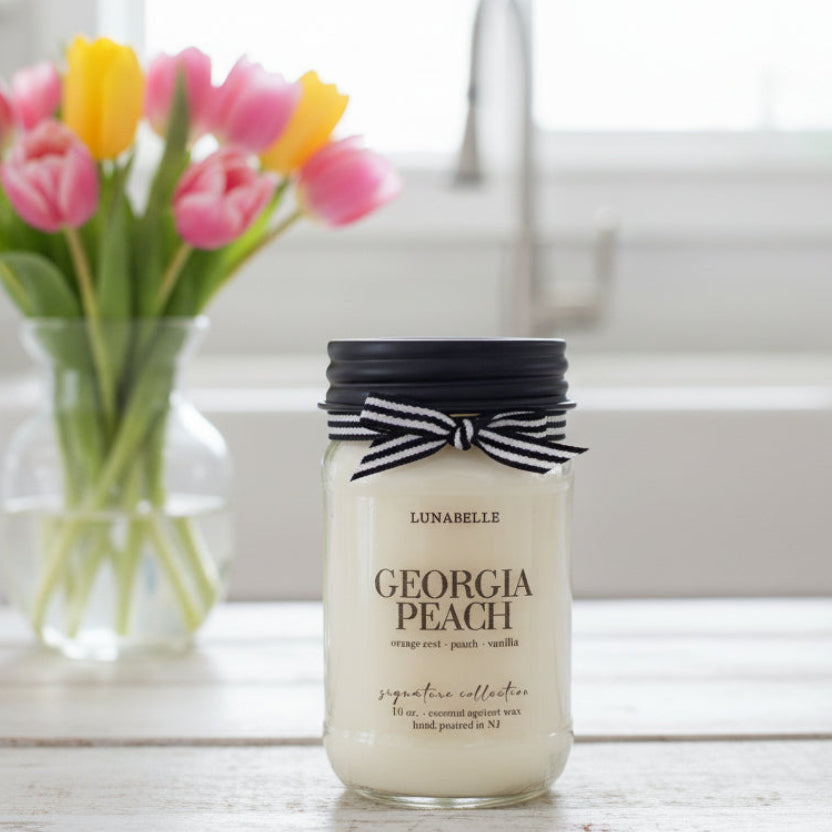 Georgia Peach scented candle