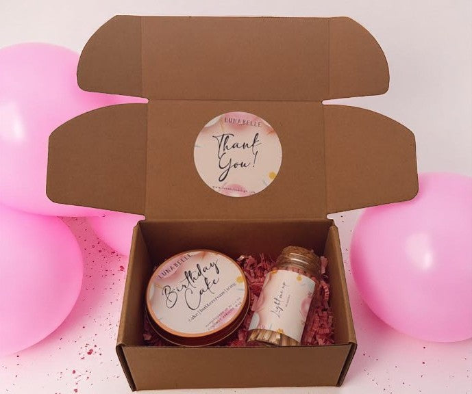 Birthday Candle Gift Set, 4 oz. Tin