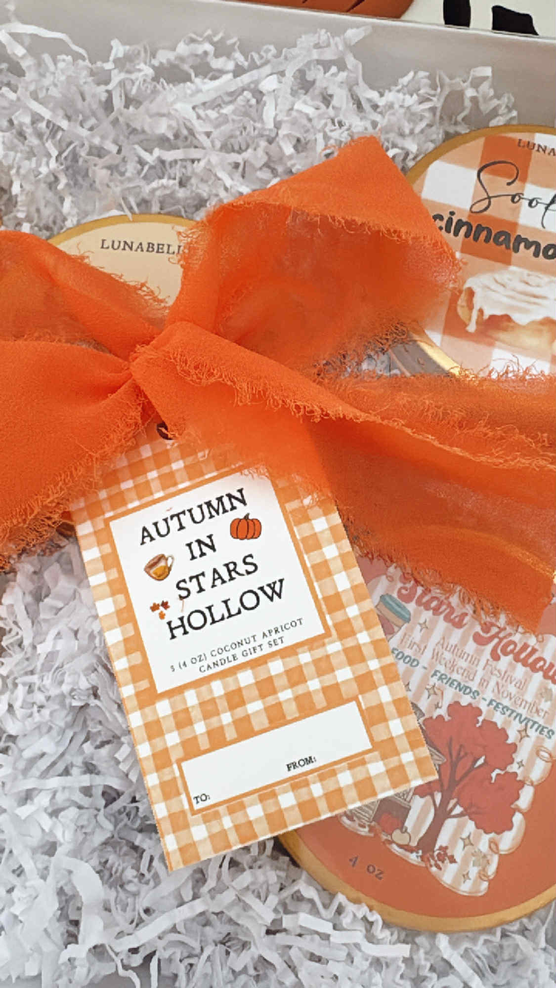 Gilmore Girls Inspired Candle Gift Set – Autumn in Stars Hollow Collection