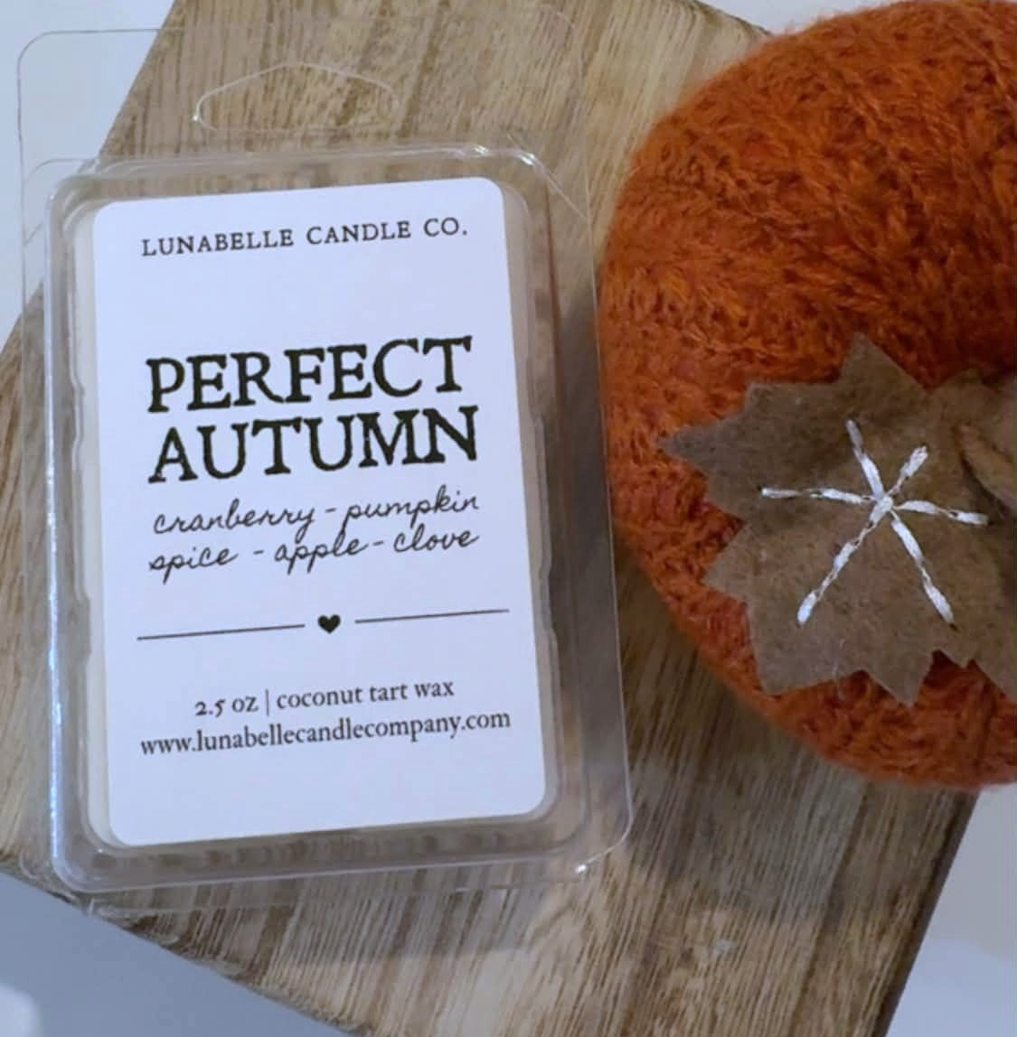 Autumn Wax Melts | Fall Wax Melts | Fall Scented Coconut Tart Wax | Autumn Scented Coconut Tart Wax