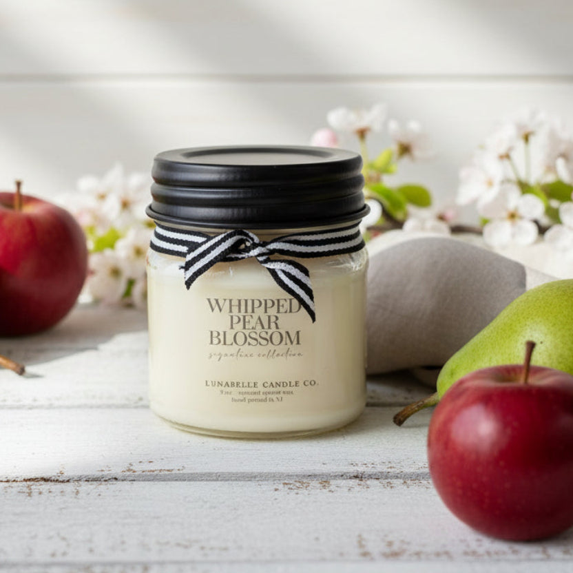 Whipped Pear Blossom scented candle