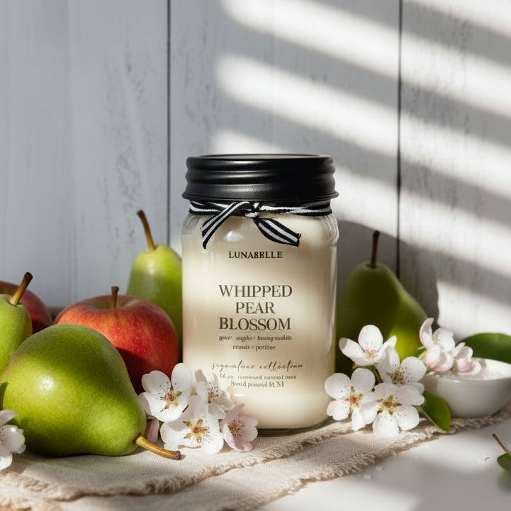 Whipped Pear Blossom scented candle