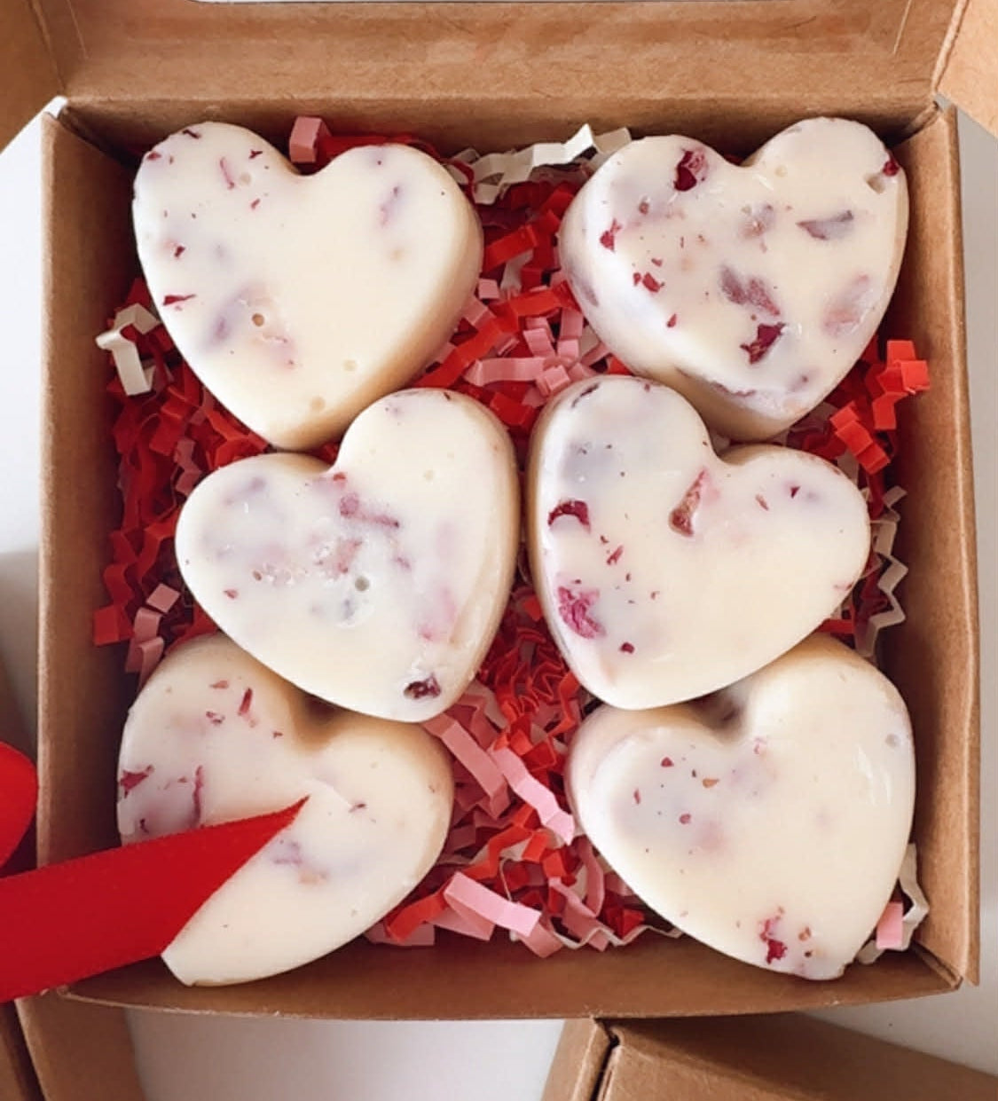 Valentine's Wax Melt Gift Box | Valentine's Candle Alternative | Cherry Kiss | Cherry Scented Candle