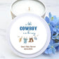 A Little Cowboy Is On The Way Baby Shower Bulk Candle Favor