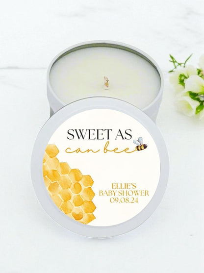 Sweet As Can Bee Bulk Baby Shower Candle Favor