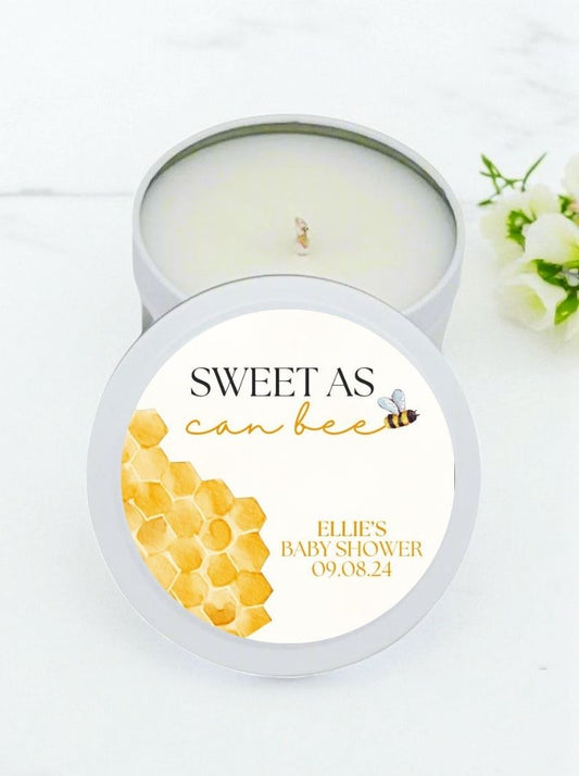 Sweet As Can Bee Bulk Baby Shower Candle Favor