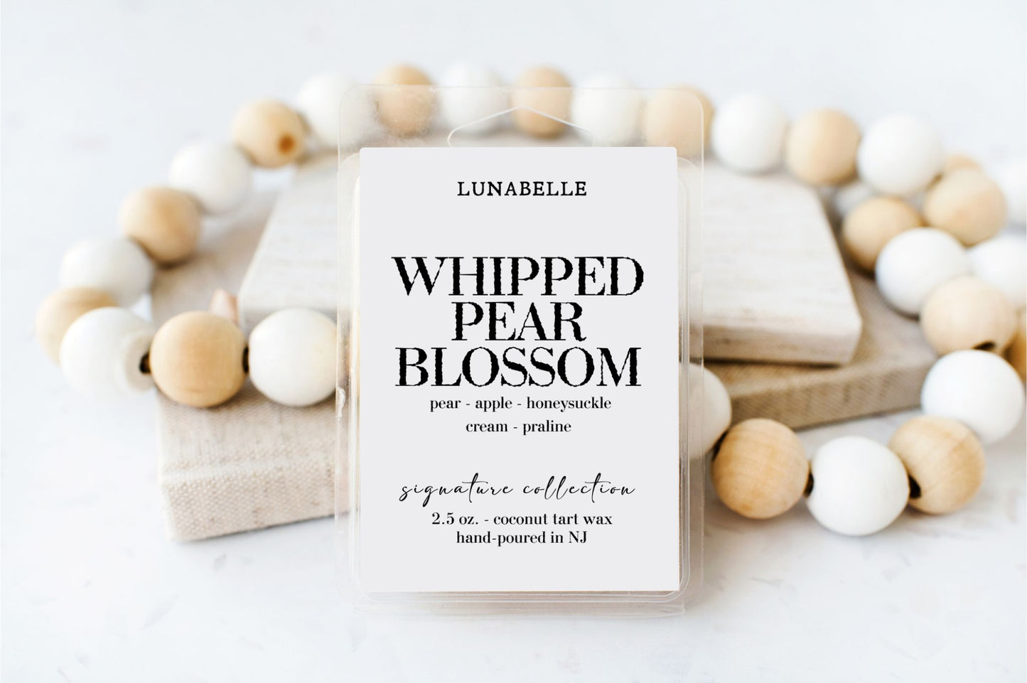 Whipped Pear Blossom scented candle