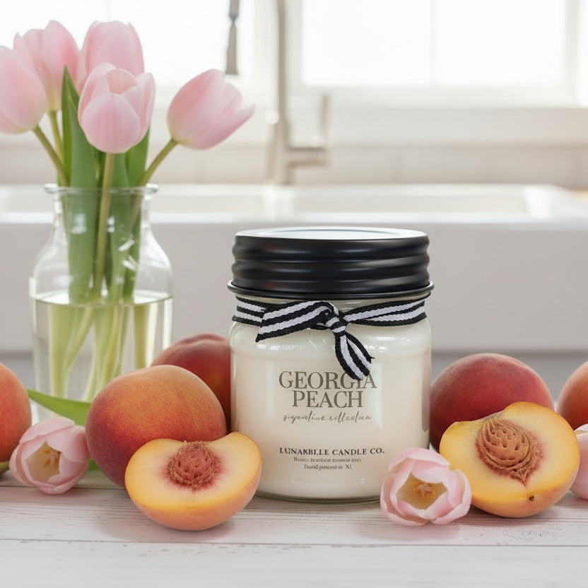 Georgia Peach scented candle