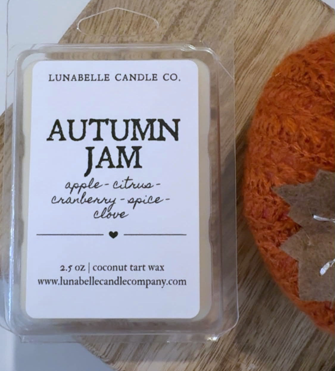 Autumn Wax Melts | Fall Wax Melts | Fall Scented Coconut Tart Wax | Autumn Scented Coconut Tart Wax