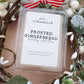 Frosted Gingerbread Christmas Candle