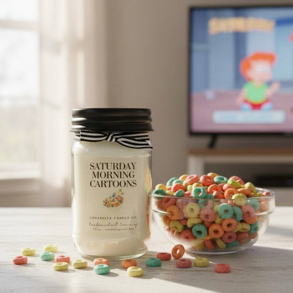 Fruit Loops Candle | Saturday Morning Cartoons | Fruity Cereal Candle | Nostalgic Scent Candle | Summer Candle | Froot Loops Cereal candle