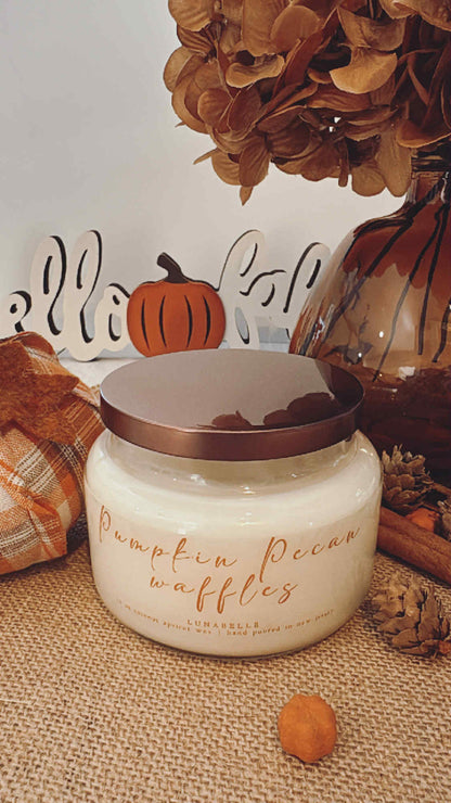 Pumpkin Pecan Waffles