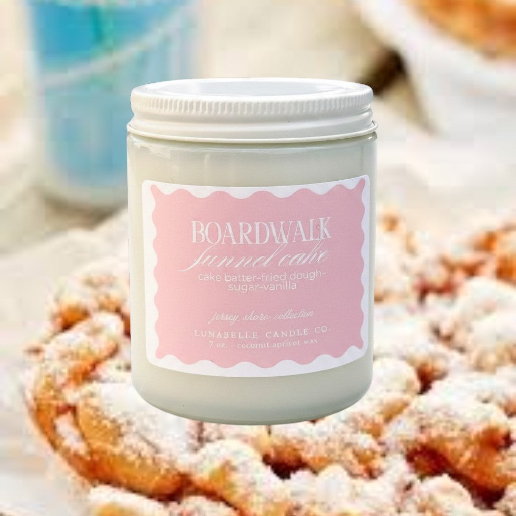 Boardwalk Funnel Cake Candle | Jersey Shore Boardwalk | Carnival Scent | Jersey Shore Beach | Nostalgic Scent | Beach House Decor | Summer Candle