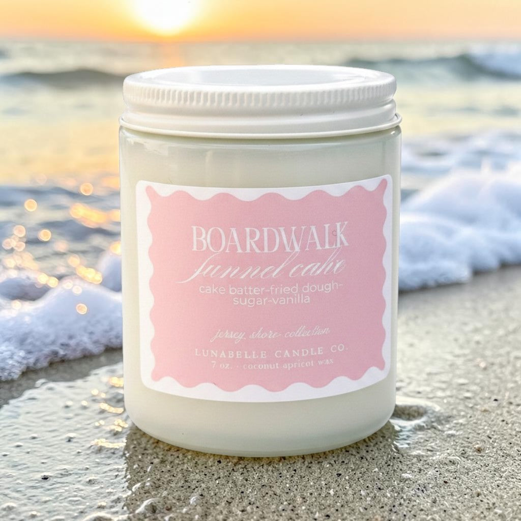 Boardwalk Funnel Cake Candle | Jersey Shore Boardwalk | Carnival Scent | Jersey Shore Beach | Nostalgic Scent | Beach House Decor | Summer Candle